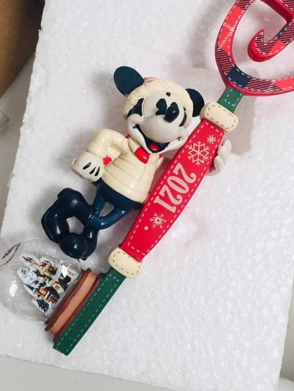 Mickey Mouse Christmas Holiday 2021 Sketchbook Disney Key Hanging Ornament